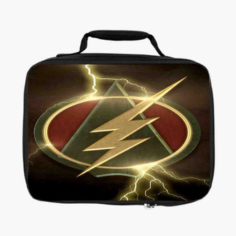 The Flash and Arrow Logo Custom Lunch Bag Fully Lined and Insulated for Adult and Kids