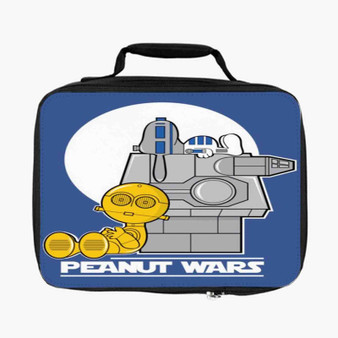 The Peanuts Snoopy Star Wars Custom Lunch Bag Fully Lined and Insulated for Adult and Kids