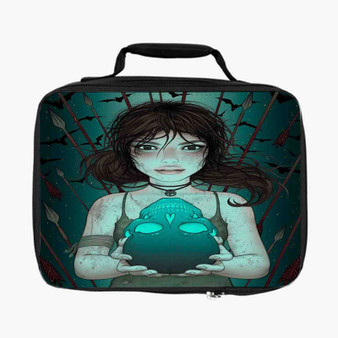 The Rise of the Tomb Raider Lara s Journey Custom Lunch Bag Fully Lined and Insulated for Adult and Kids