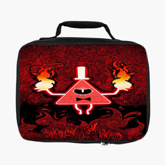 The Secrets of Gravity Falls Bill Cipher Custom Lunch Bag Fully Lined and Insulated for Adult and Kids