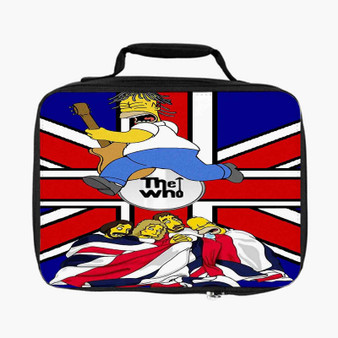 The Who Simpsons Custom Lunch Bag Fully Lined and Insulated for Adult and Kids
