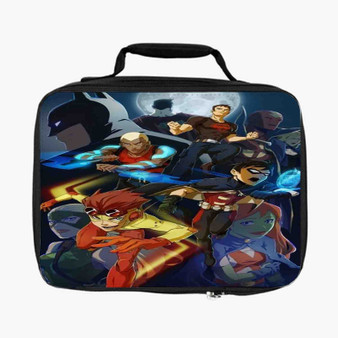 Young Justice Superhero Custom Lunch Bag Fully Lined and Insulated for Adult and Kids