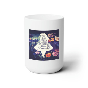 Alice in Wonderland Quotes Custom White Ceramic Mug 15oz Sublimation BPA Free