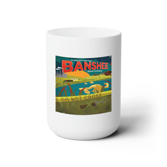 Banshee Custom White Ceramic Mug 15oz Sublimation BPA Free