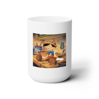 Disney Pinocchio Arts Custom White Ceramic Mug 15oz Sublimation BPA Free