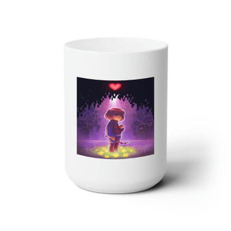 Frisk Undertale Custom White Ceramic Mug 15oz Sublimation BPA Free