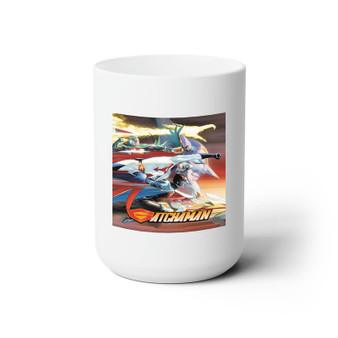 Gatchaman Custom White Ceramic Mug 15oz Sublimation BPA Free