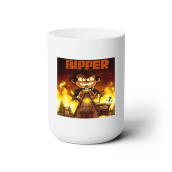 Gravity Falls Bipper Custom White Ceramic Mug 15oz Sublimation BPA Free