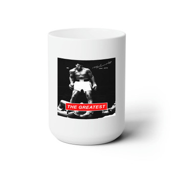 Muhammad Ali 1942 2016 Custom White Ceramic Mug 15oz Sublimation BPA Free