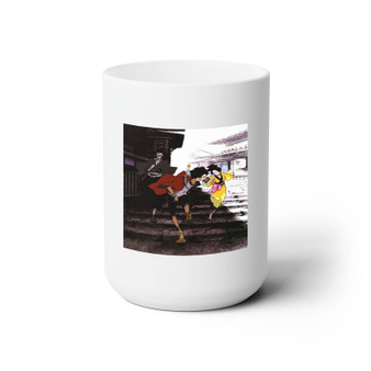 Samurai Champloo Art Custom White Ceramic Mug 15oz Sublimation BPA Free