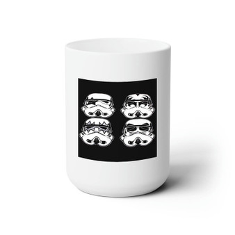 Stormtroopers Kiss Band Custom White Ceramic Mug 15oz Sublimation BPA Free