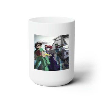 Teen Titans Go Custom White Ceramic Mug 15oz Sublimation BPA Free