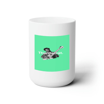 Thundercat Custom White Ceramic Mug 15oz Sublimation BPA Free