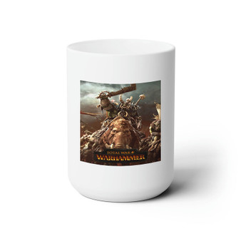 Total War Warhammer Custom White Ceramic Mug 15oz Sublimation BPA Free