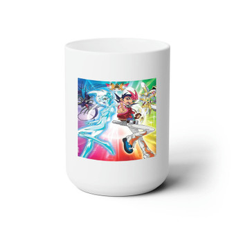 Yu Gi Oh Zexal Custom White Ceramic Mug 15oz Sublimation BPA Free