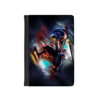Shaco League of Legends Custom PU Faux Leather Passport Cover Wallet Black Holders Luggage Travel