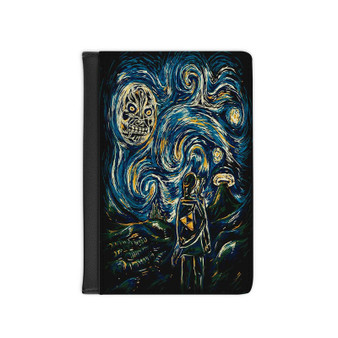 The Legend of Zelda Starry Night Custom PU Faux Leather Passport Cover Wallet Black Holders Luggage Travel