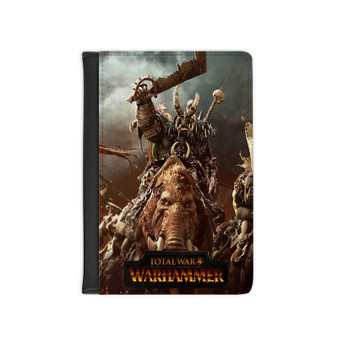 Total War Warhammer Custom PU Faux Leather Passport Cover Wallet Black Holders Luggage Travel