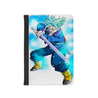 Trunks Future Dragon Ball Super Custom PU Faux Leather Passport Cover Wallet Black Holders Luggage Travel