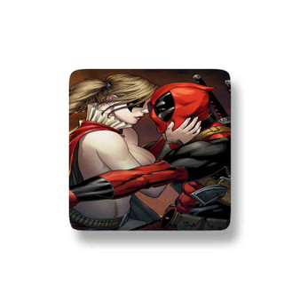 Harley Quinn and Deadpool Fallin Love Custom Magnet Refrigerator Porcelain