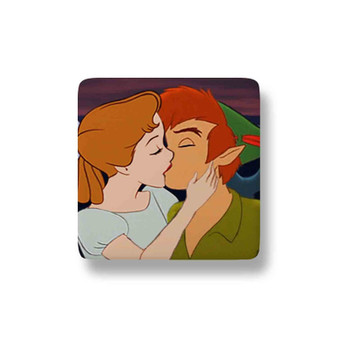 Peter Pan and Wendy Kiss Disney Custom Magnet Refrigerator Porcelain