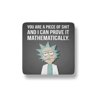 Rick and Morty Quotes Custom Magnet Refrigerator Porcelain