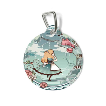 Alice in Wonderland Disney Art Custom Pet Tag for Cat Kitten Dog