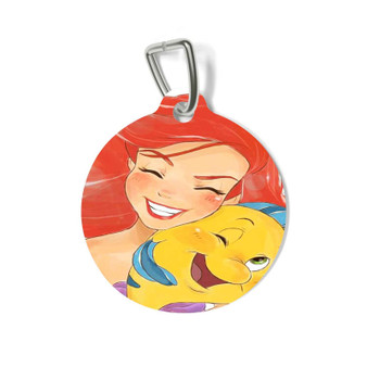 Ariel and Flounder The Little Mermaid Custom Pet Tag for Cat Kitten Dog