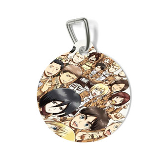 Attack On Titan Collage Custom Pet Tag for Cat Kitten Dog