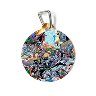 DC Comics Villains vs Marvel Villains Custom Pet Tag for Cat Kitten Dog