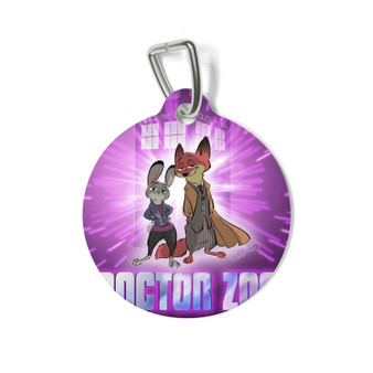 Doctor Who Zootopia Disney Custom Pet Tag for Cat Kitten Dog