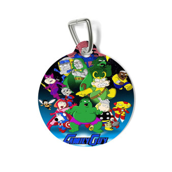 Family Guy Avengers Custom Pet Tag for Cat Kitten Dog