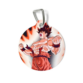 Goku Kaioken Dragon Ball Z Custom Pet Tag for Cat Kitten Dog