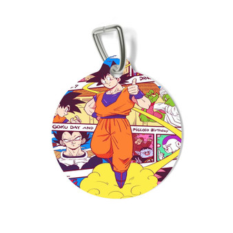 Goku With Kintoun Dragon Ball Z Custom Pet Tag for Cat Kitten Dog