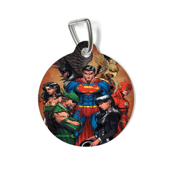 Justice League Identity Crisis Custom Pet Tag for Cat Kitten Dog