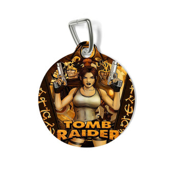 Lara Croft Tomb Raider Art Custom Pet Tag for Cat Kitten Dog