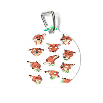 Nick Wilde Face Collage Zootopia Custom Pet Tag for Cat Kitten Dog