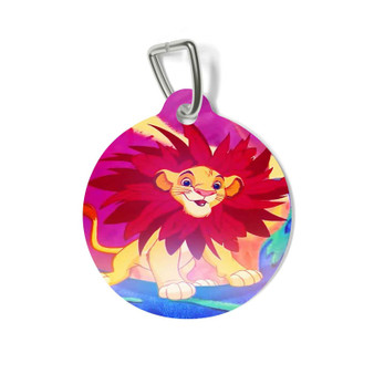 Simba The Lion King Art Custom Pet Tag for Cat Kitten Dog