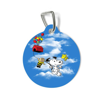 Snoopy The Peanuts Up Custom Pet Tag for Cat Kitten Dog