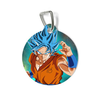 Super Saiyan Blue Goku Dragon Ball Super Custom Pet Tag for Cat Kitten Dog