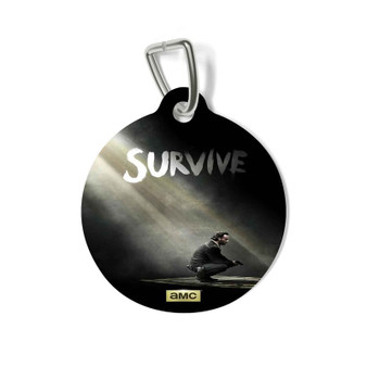 The Walking Dead Season 5 Rick Grimes Custom Pet Tag for Cat Kitten Dog