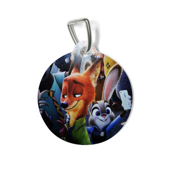 Zootopia With Phone Custom Pet Tag for Cat Kitten Dog