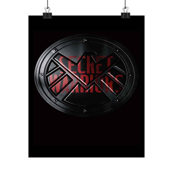 Agents of Shield The Secret Warriors Custom Silky Poster Satin Art Print Wall Home Decor