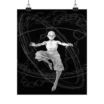 Avatar The Legend of Aang Product Custom Silky Poster Satin Art Print Wall Home Decor