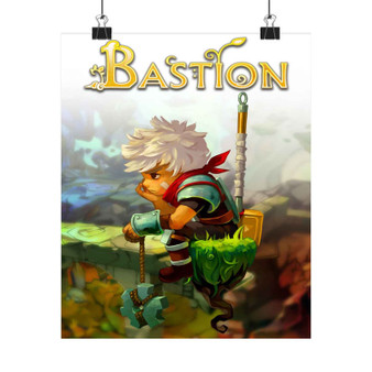 Bastion Custom Silky Poster Satin Art Print Wall Home Decor