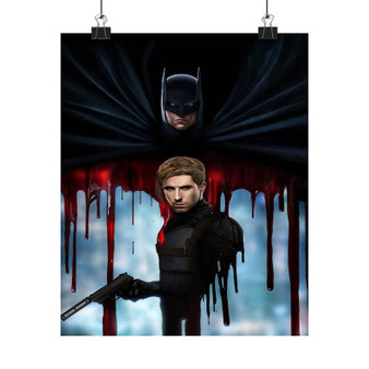 Batman and Nemesis DC Comics Custom Silky Poster Satin Art Print Wall Home Decor
