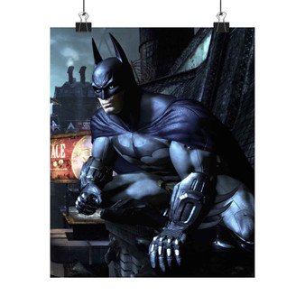 Batman Arkham City Custom Silky Poster Satin Art Print Wall Home Decor
