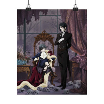 Black Butler Arts Custom Silky Poster Satin Art Print Wall Home Decor