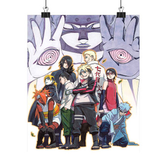 Boruto Naruto the Movie Custom Silky Poster Satin Art Print Wall Home Decor