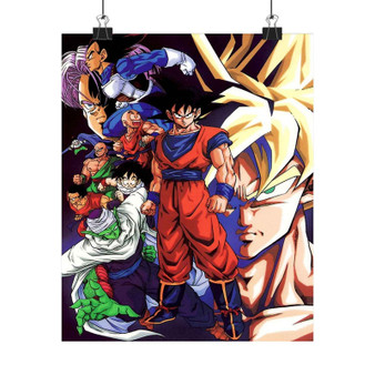 Dragon Ball Z Fighter Custom Silky Poster Satin Art Print Wall Home Decor